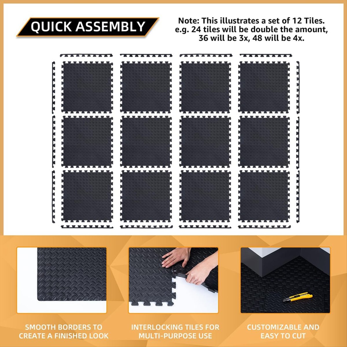 Home Gym Yoga - Produk baru: 12 Paket Matras Latihan