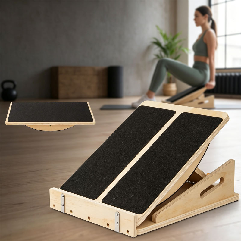 Home Gym Routine - Papan Keseimbangan Kayu 2-in-1 & Papan