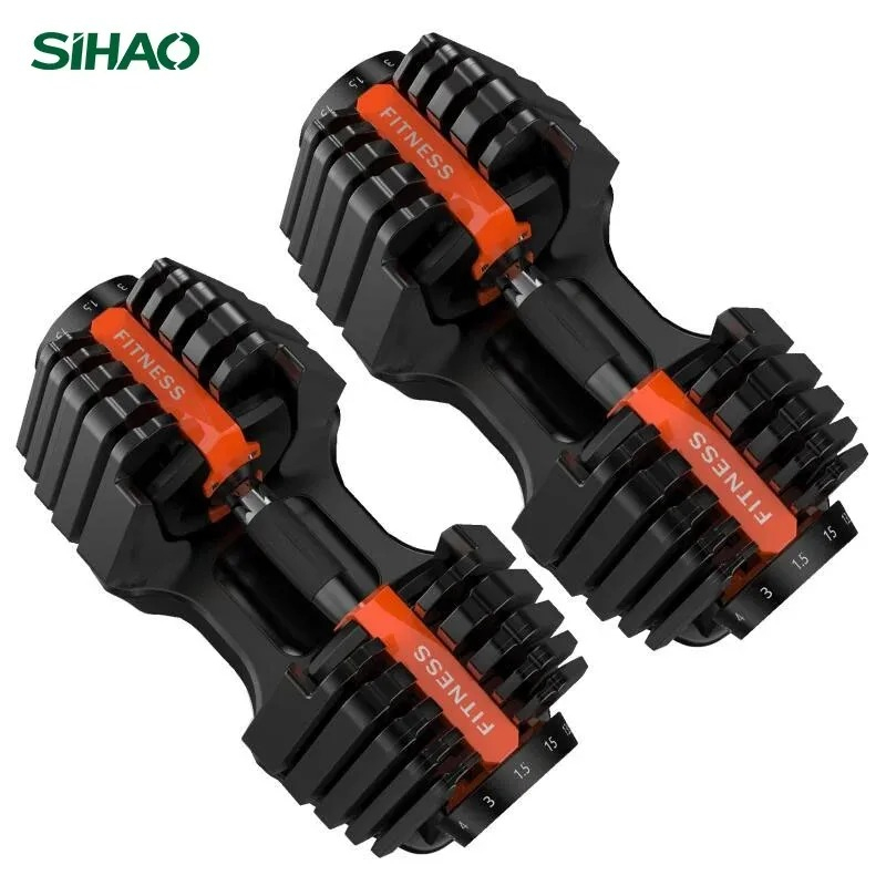 Home Gym Equipment Set - Dumbbell yang Dapat Disesuaikan | SIHAO