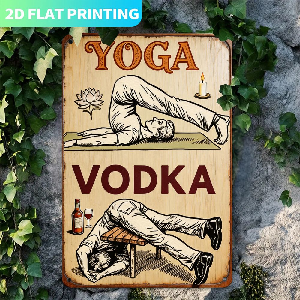 Papan Logam Vintage, Panel Tun - Home Gym Yoga ulasan dan harga