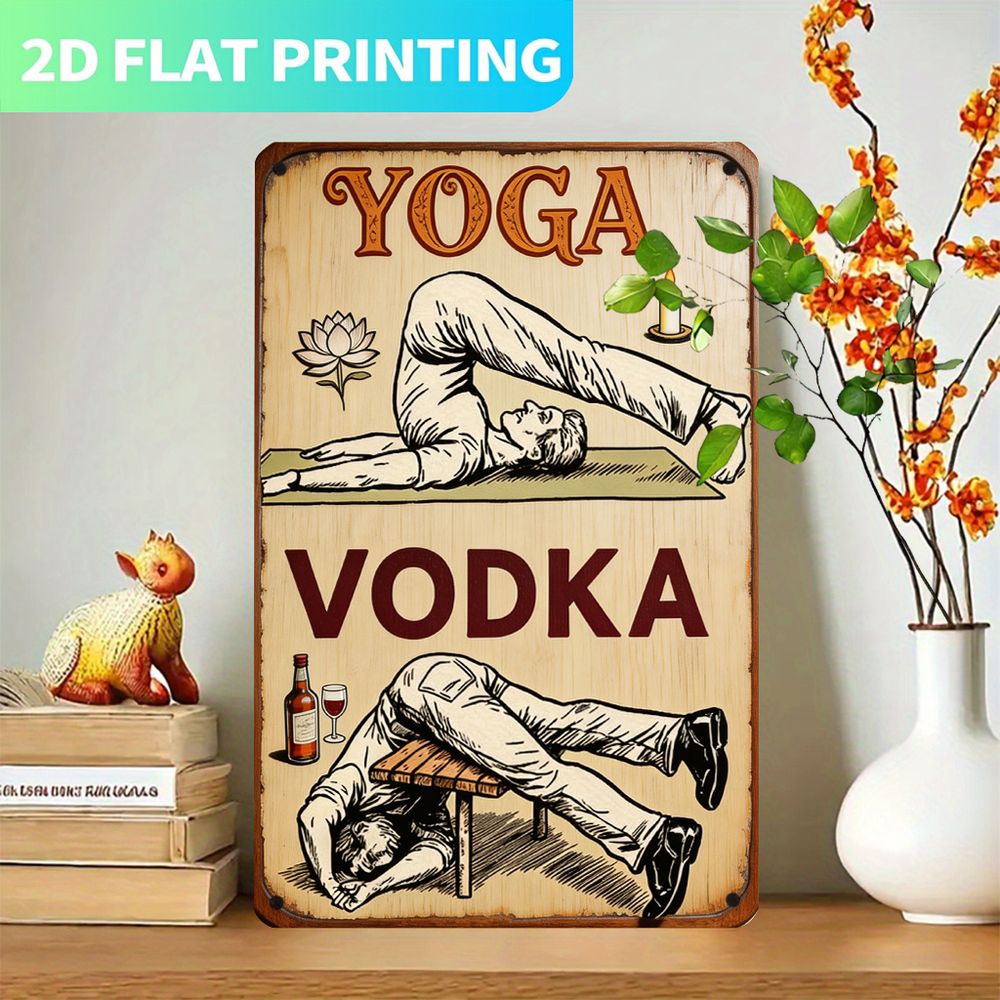 Papan Logam Vintage, Panel Tun - Home Gym Yoga ulasan dan harga