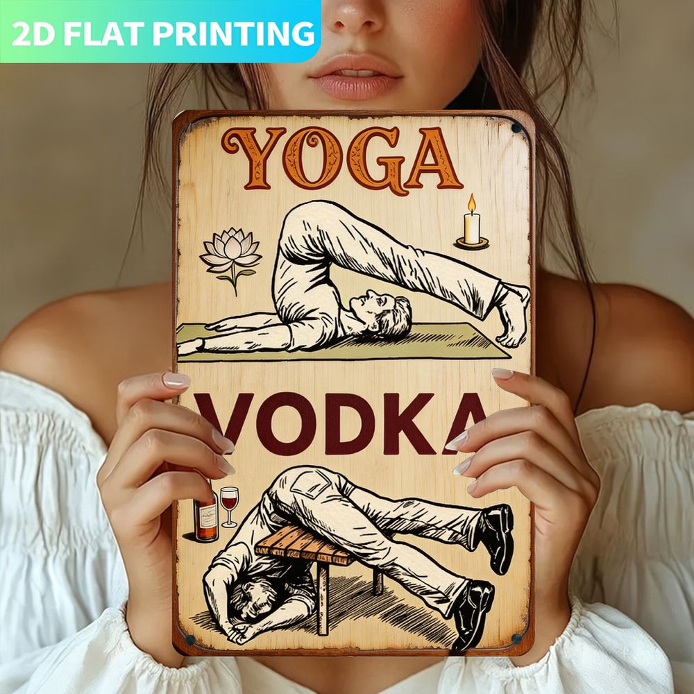 Papan Logam Vintage, Panel Tun - Home Gym Yoga ulasan dan harga