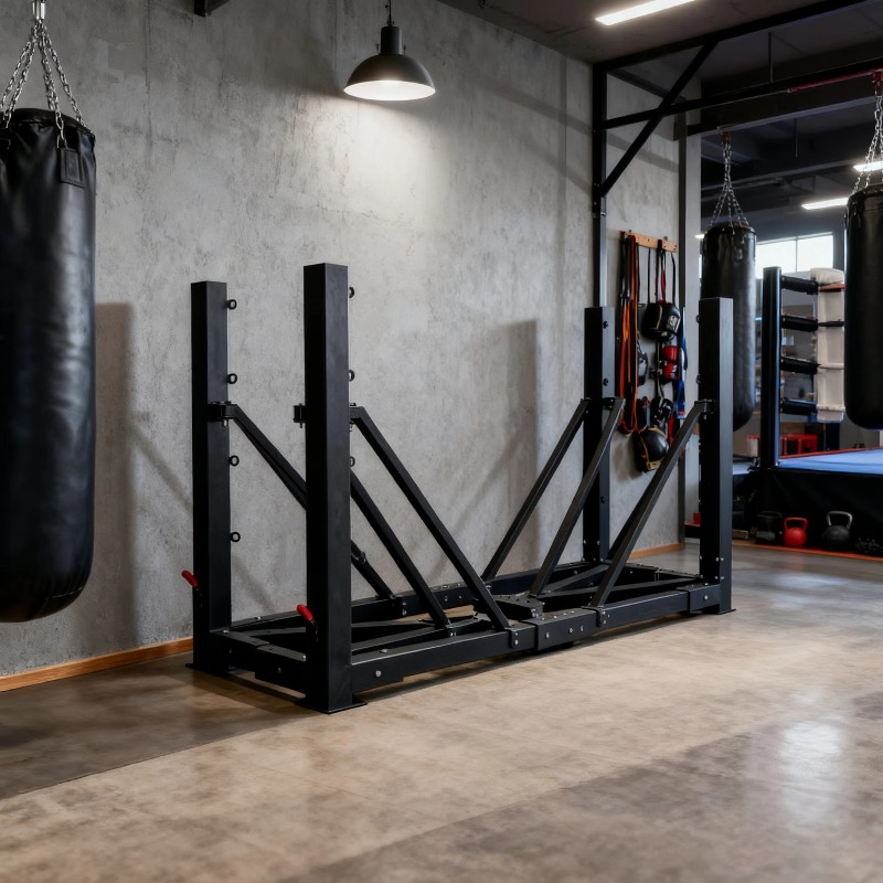 Set Ring Tinju Lipat Kecil, Pe - Home Gym Equipment Set ulasan dan harga