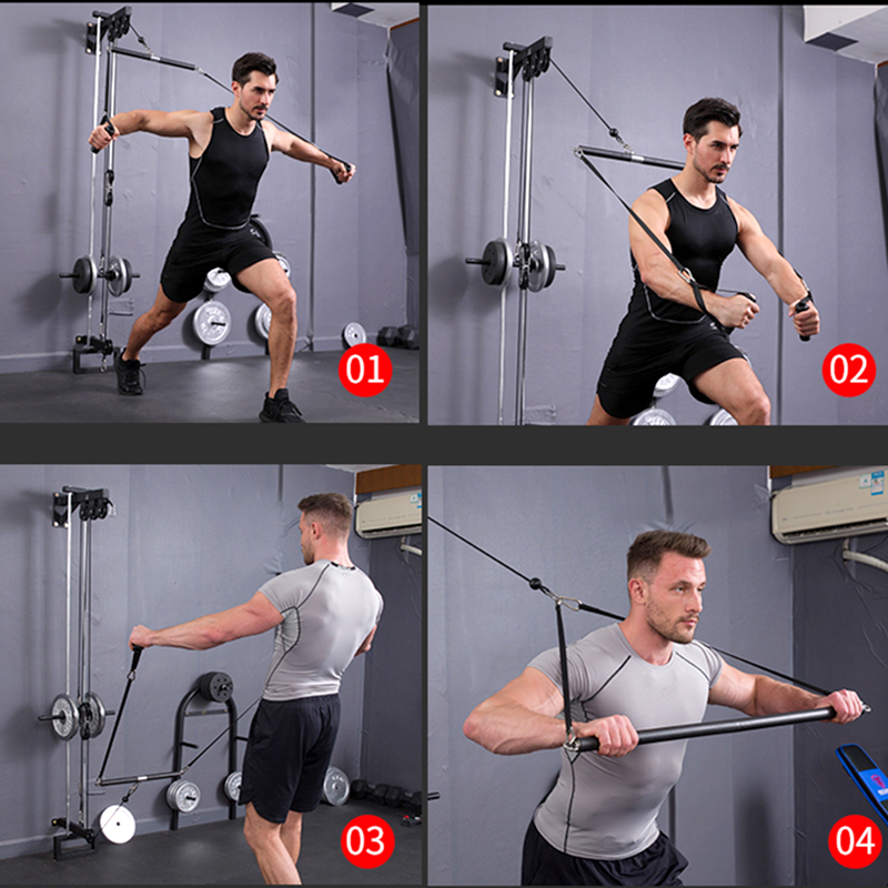 Bisep Trisep Tali Latihan Lat  - Lat Pulldown Cable ulasan dan harga