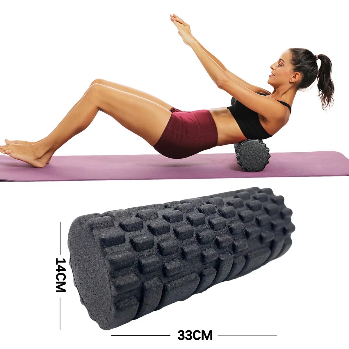 30/33Cm Rol Busa Kebugaran Rol - Home Gym Routine ulasan dan harga
