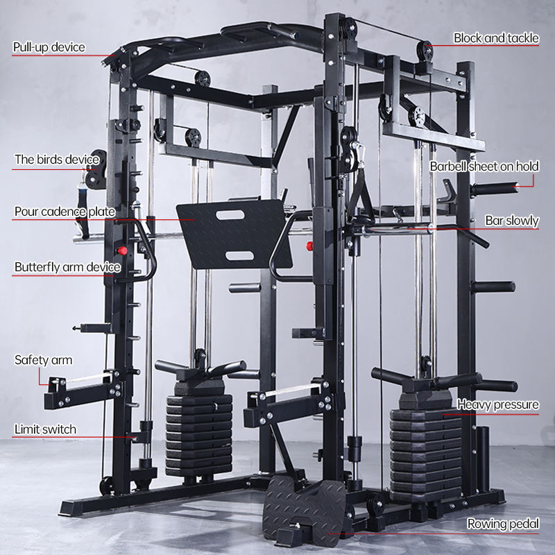 Rak Latihan Smith Machine Komp - Home Gym Equipment Set ulasan dan harga