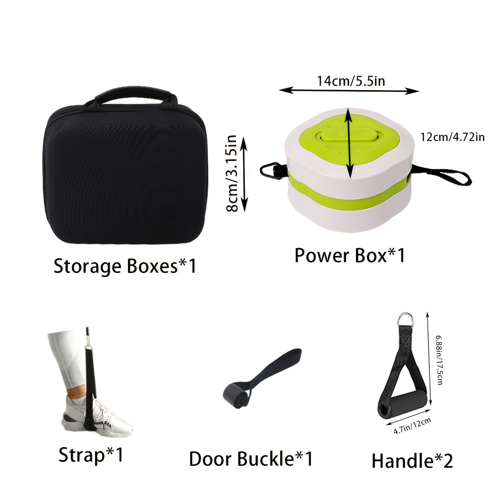 Alat Latihan Kabel Retraktil P - Home Gym Equipment Set ulasan dan harga