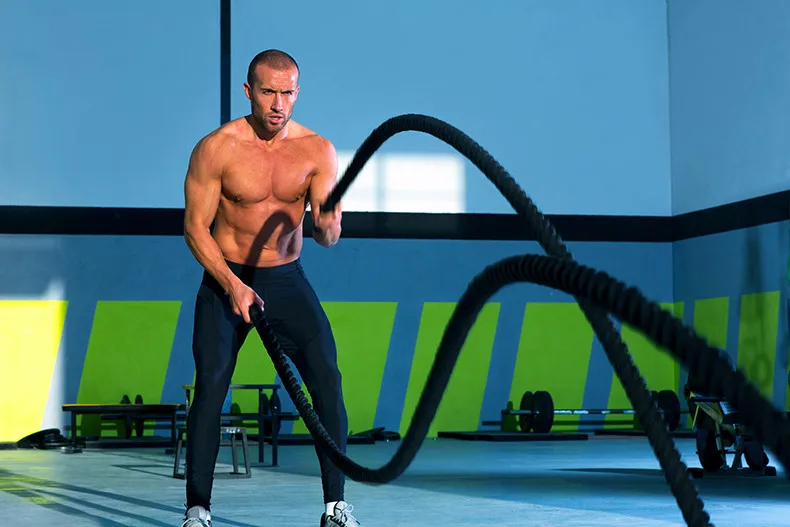 Tali Latihan Kekuatan 9M Fitne - Battle Rope Heavy ulasan dan harga