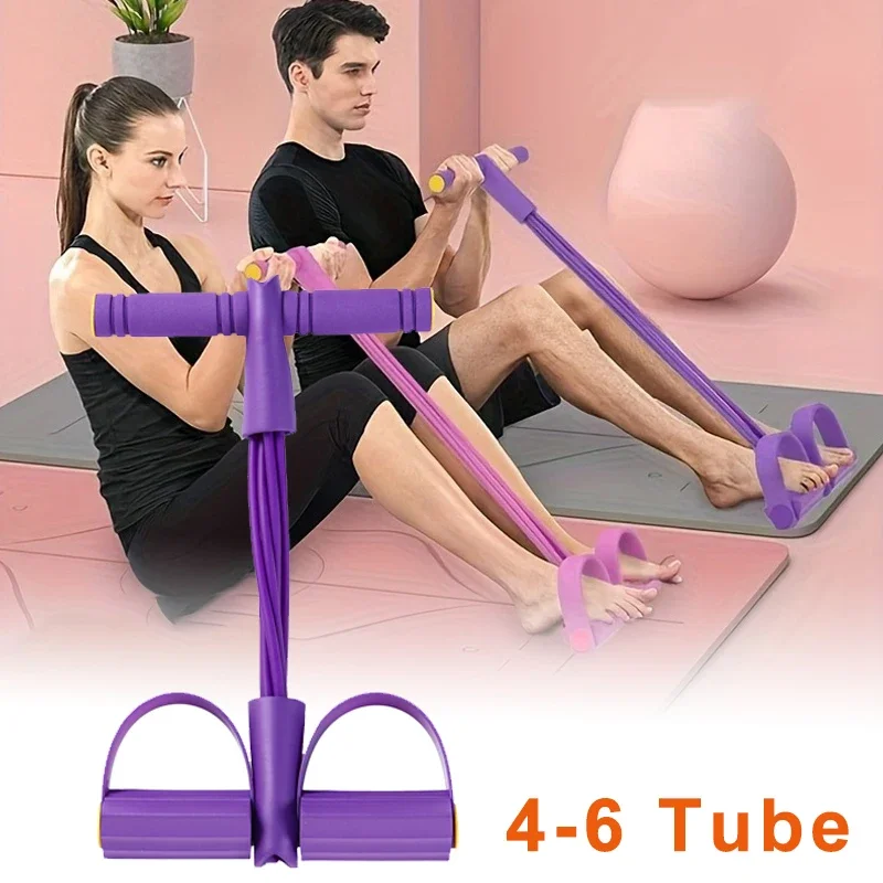 Set 6 Tali Resistensi dengan P - Home Gym Equipment Set ulasan dan harga